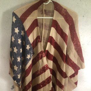 american flag cardigan